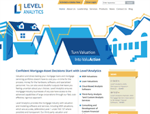 Tablet Screenshot of level1analytics.com